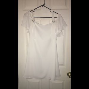 All white dress from Forever 21